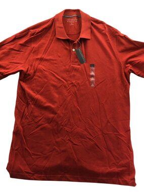 Covington Mens Polo Shirt XL Classic Knit Red Short Sleeve